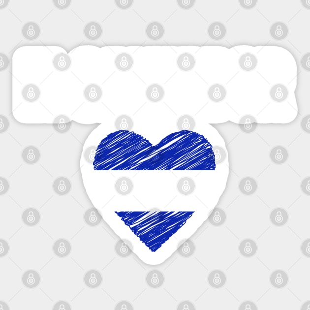 El Salvador flag, salvadoran flag Sticker by eka123